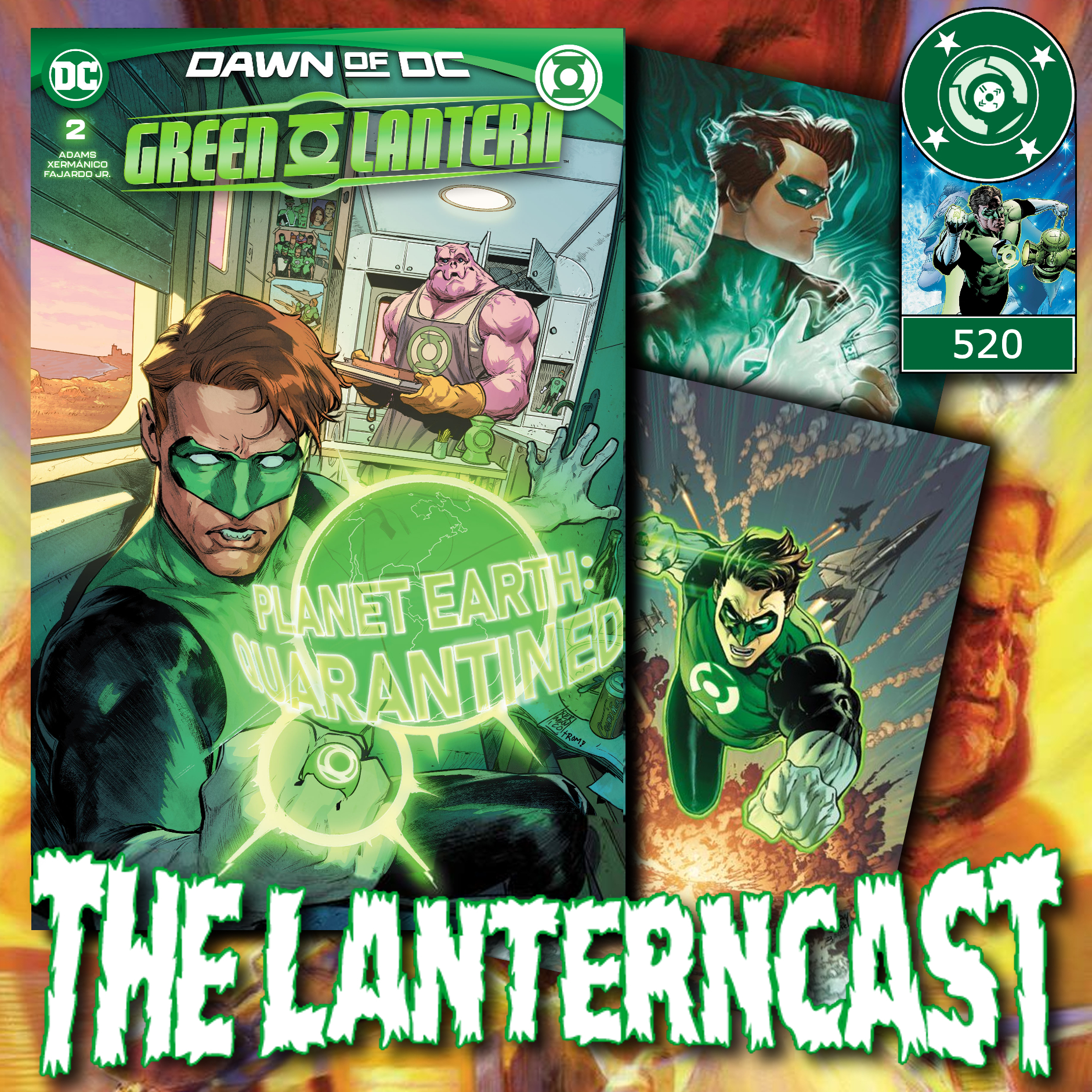 USA Paradise pasta LanternCast Episode #520- Green Lantern #2!